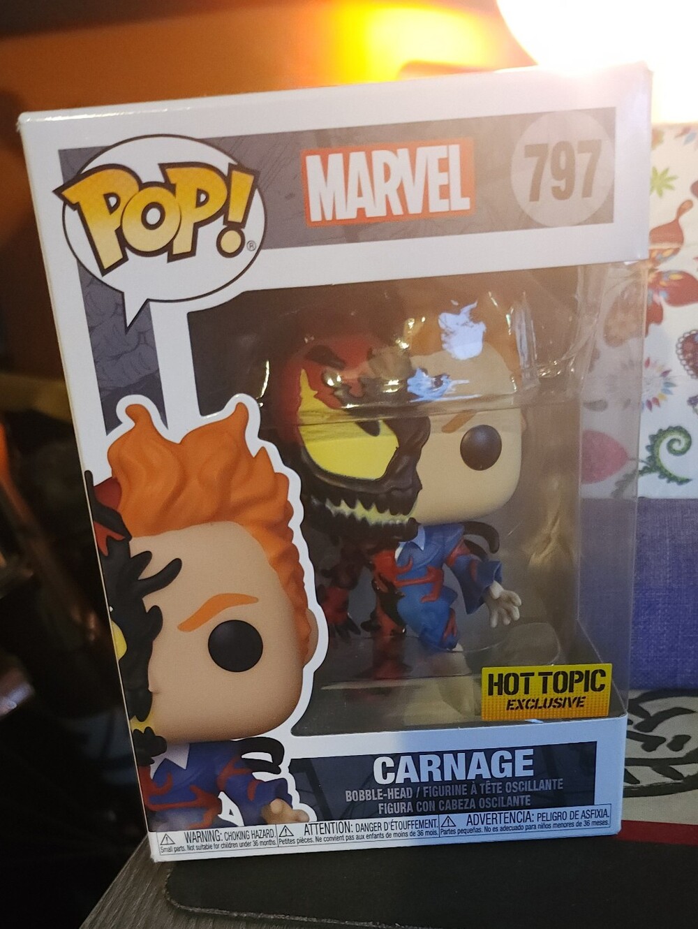 Funko Pop! Marvel Carnage Hot Topic Exclusive - Red, Black, Yellow, Blue